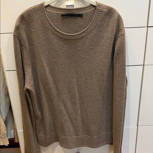 Jenni Kayne Brown Crew Neck Sweater